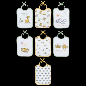 Image 1 of Babycalin Двупластови Лигавници 7 Броя - Лъвчето Симба Disney Baby (DIS201440)