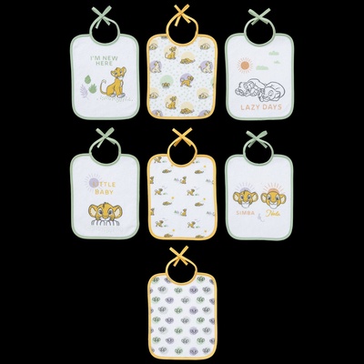 Babycalin Двупластови Лигавници 7 Броя - Лъвчето Симба Disney Baby (DIS201440)