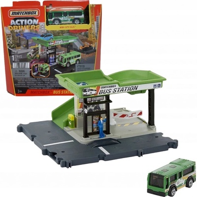 Matchbox Mattel Malá autobusových zastávok