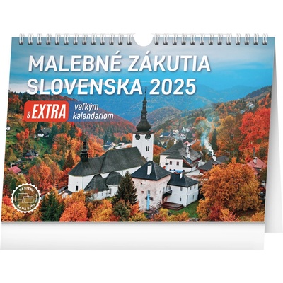 Stolový Malebné zákutia Slovenska Bechynková Lucie 2025