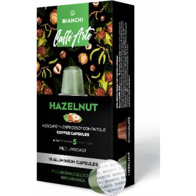 Bianchi Caffe Arte Hazelnut Aroma Espresso 10 бр. капсули система Nespresso