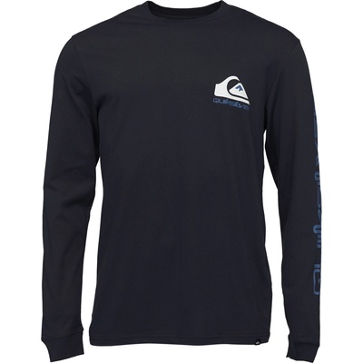 Quiksilver Comp Logo LS tmavo modré modré biele
