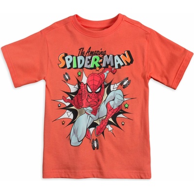 Chlapčenské tričko Marvel Spiderman Amazing coral
