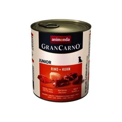 Animonda GranCarno Original Junior with Chicken and Beef - Пилешко и говеждо месо, за кучета от 1 до 12 месеца, 400 гр