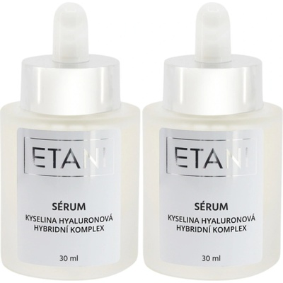 Etani Kyselina hyaluronová hybridní komplex + kolagen sérum 2 x 30 ml – Hledejceny.cz