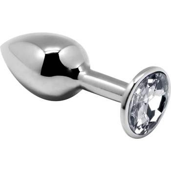 Image 1 of Alive Mini Metal Butt Plug Anal Pleasure White S