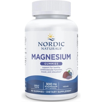 Nordic Naturals Hořčík 60 gumových bonbónů
