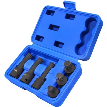 MAR-POL M66416 Hlavice rázové zástrčné 1/2" XZN M14, M16, M18, sada 6ks