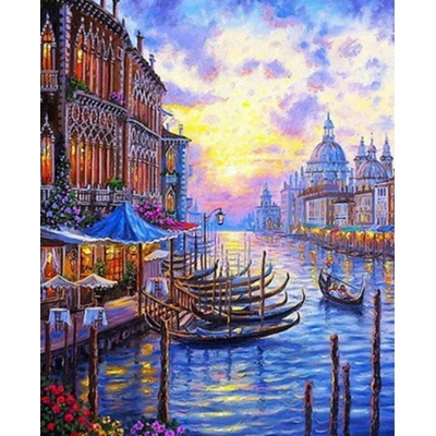 Gaira malování podle čísel Benátky