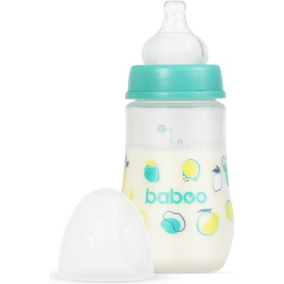Baboo anti colic Feeding Bottle antikoliková lahev Lagoon Fiesta 250 ml