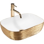 Rea Rea Belinda 46x33 cm white gold brush (REA-U7422)