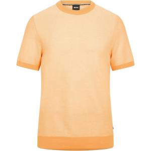 Boss Тениска Boss Men's Tantino Knitted T-Shirt - Medium Orange
