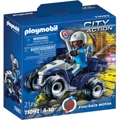 Playmobil 71092 Policejní rychlostní čtyřkolka