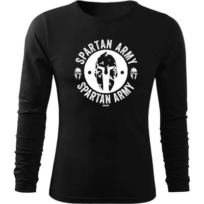 DRAGOWA FIT-T Тениска с дълъг ръкав Archelaos, черна, 160 г/м2 (8374)