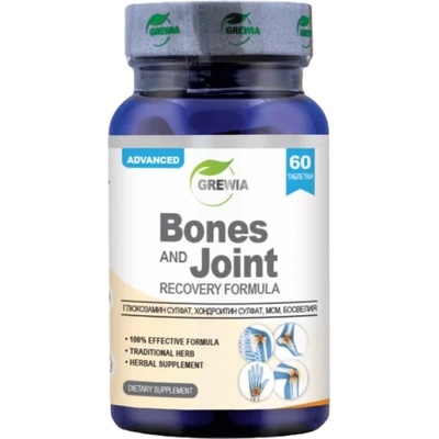 Grewia Bones and Joint Recovery Formula [60 Таблетки]