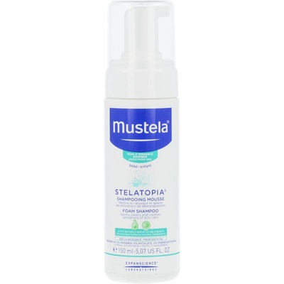 Mustela Bébé Stelatopia Foam Shampoo Atopic-Prone Skin 150 ml
