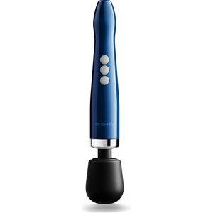 Doxy 2.0 Die Cast Compact Cordless Wand Massager Metal Blue