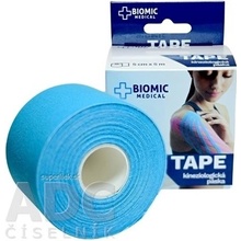 BIOMIC TAPE Kineziologická tejpovacia páska modrá 5cm x 5m