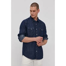 Levi's pánska regular s klasickým golierom 85744.0000-blues tmavomodrá