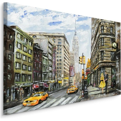 Plátno Newyorská Ulice II. Varianta: 90x60