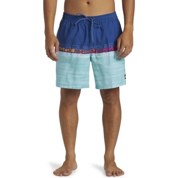 Quiksilver Бански гащета Quiksilver Wordblock 17´´ swimming shorts - Blue (Monaco Blue)