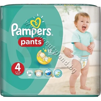 Pampers Гащички Pampers Pants Maxi, 24-Pack, p/n PA-0202428 - Гащички за еднократна употреба за бебета с тегло от 9 до 15 kg (PA-0202428)