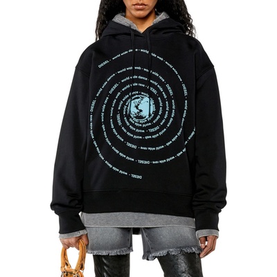 Diesel F-Maxinne-Hood Sweat-Shirt Black