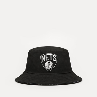 New Era Идиотка Print Infill Bucket Nets Brooklyn Nets мъжки Аксесоари Bucket hat 60298687 Черен S (60298687)