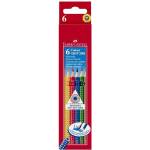 Faber-Castell Цветни моливи FABER-CASTELL Grip триъгълни 6 броя 112406 (112406)