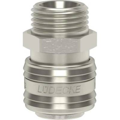 Lüdecke rychlospojka Standard, závit G1/4"a, poniklovaná