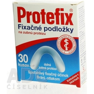Protefix Fixačná podložka na hornú zubnú protézu 30 ks