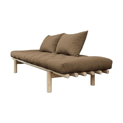 Sofa PACE by Karup 75*200 cm natural + futon mocca 755