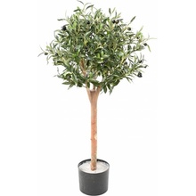 Umělý strom Olivovník přírodní kmen, 110cm