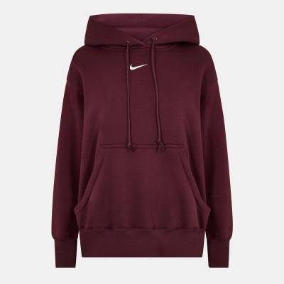 Nike Суичър Nike Sportswear Phoenix Fleece Women's Over-Oversized Pullover Hoodie - Burgundy Crush