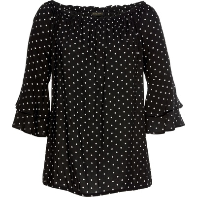 LASCANA Блуза черно, размер 38