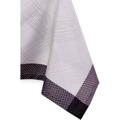 AmeliaHome Ubrus MILLUZA krémová metalizovaná klasický motiv 140x400cm