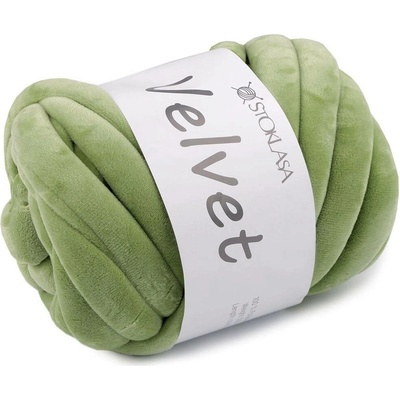 Příze Marshmallow silná Velvet 500 g Varianta: 6 (107) zelená past.sv., Balení: 1 ks 57859/147361/267135