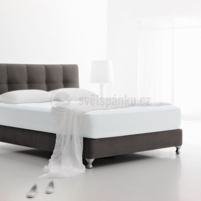 Světspánku cz Napínací prostěradlo JERSEY BÍLÉ 180x200