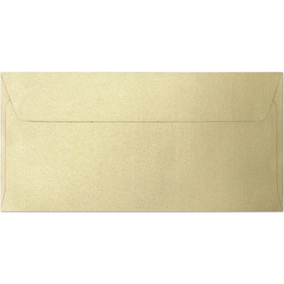 Galeria Papieru Ozdobné obálky Pearl - DL, 120 g/m2, zlaté, 10 ks