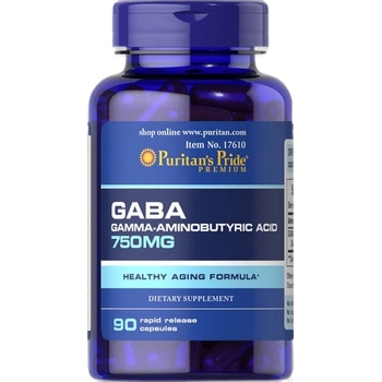 Image 1 of Puritan's Pride GABA 750 mg [90 капсули]