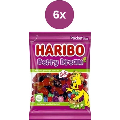Haribo berry dream 6 x 80 g