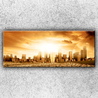 IMPAR Fotografie na plátno Vyprahlé město 150x60 cm