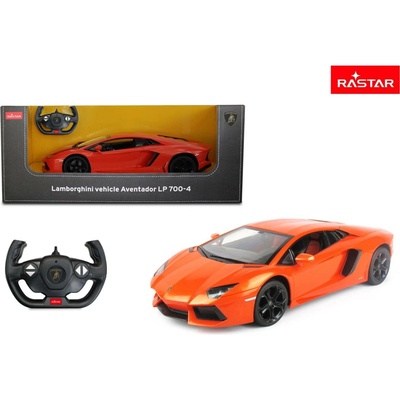 Rastar RC auto Lamborghini Aventador 1:10 oranžové