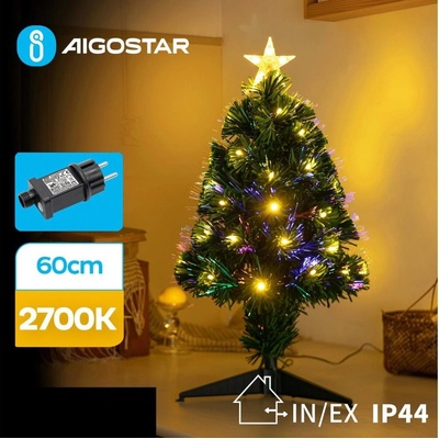Aigostar B.V. Aigostar - LED Venkovní vánoční stromek LED/3,6W/230V 60 cm IP44 teplá bílá AI1223