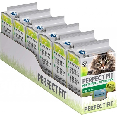 Perfect Fit Natural Vitality Adult 1+ krocan a mořské ryby 6 x 50 g