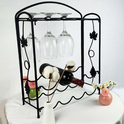 Pengyethty Stojan na víno černý – Zboží Dáma