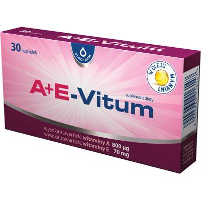 Витамин А 800 g Е 70 mg 30 капсули | Oleofarm (016147 (W0700) OLEO)