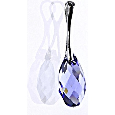 Čištín Stříbrný přívěšek se Swarovski krystalem tanzanit, P 1295