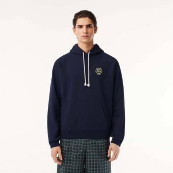 Lacoste Суичър Lacoste Heritage Badge Fleece Hoodie - Navy