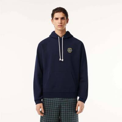 Lacoste Суичър Lacoste Heritage Badge Fleece Hoodie - Navy